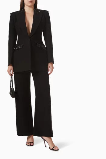 جاكيت مطرز بالكريستال