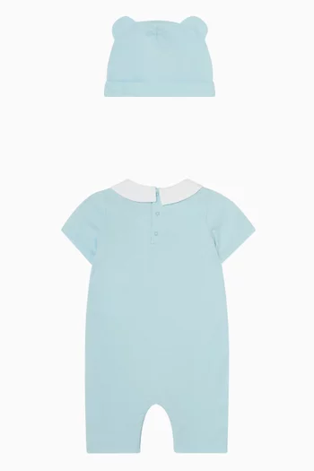 Teddy Romper & Beanie Gift Set