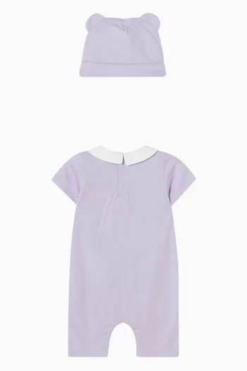Teddy Romper & Beanie Gift Set