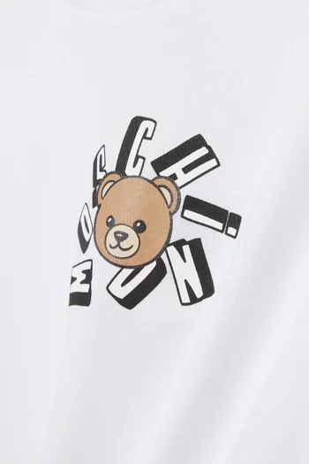 Teddy Logo T-shirt in Cotton Jersey