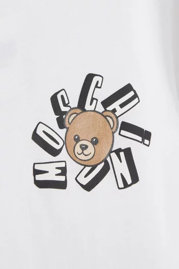 Teddy Logo T-shirt in Cotton Jersey