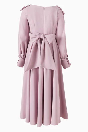 فستان طويل بنقشة زهور