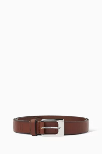 Rail Belt in Leather