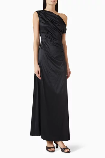 Phare Maxi Dress in Silk