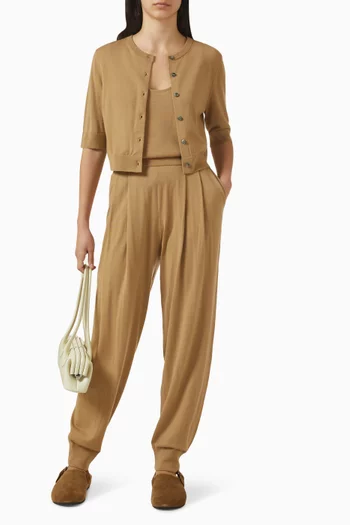 كارديغان بأزرار صوف وكشمير