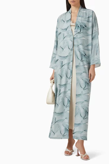 عباية بقصة زينة شيفون