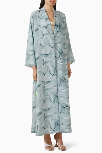 عباية بقصة زينة شيفون