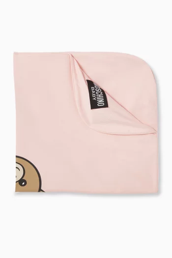 Teddy Bear Blanket in Cotton