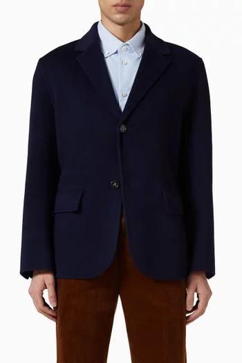 Tailored Blazer in Wool-cashmere