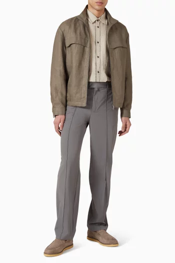 Striped Shirt in Linen