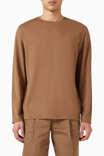 Home T-shirt in Cotton-blend