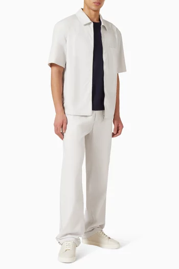 قميص بسحّاب قطن ولايوسيل