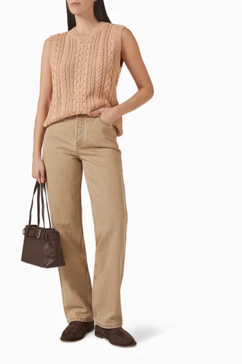 Straight-leg Jeans in Denim