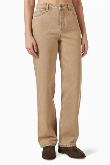 Straight-leg Jeans in Denim