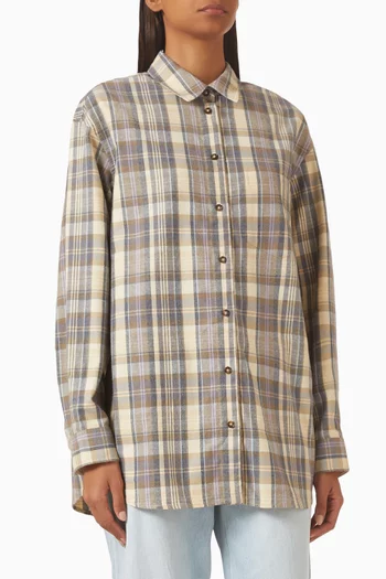 Marilyn Shirt in Spanish-flannel