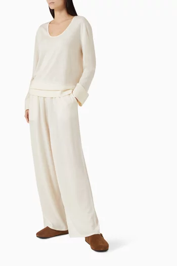 بنطال كاميليا صوف مارينو