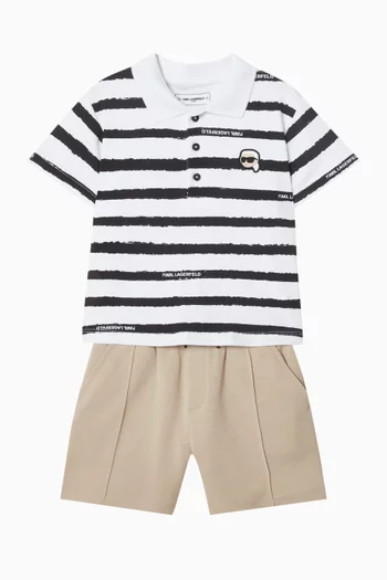 Polo Shirt & Shorts Set