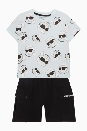 KARL T-shirt & Shorts Set