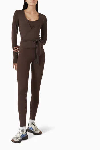 Soft Ballet Wrap Top in Lenzing™ Modal