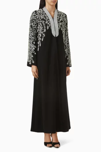 عباية مطرزة بالخرز