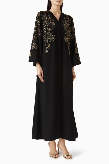 عباية مطرزة بالخرز