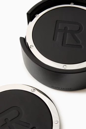 Penthouse Stacked RL Coasters, Set of 4