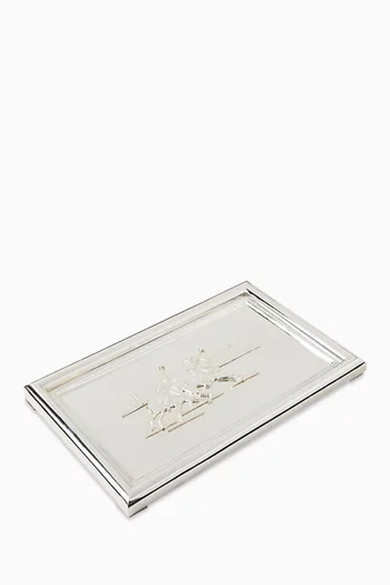Tisdale Trinket Tray in Silver-plated Brass