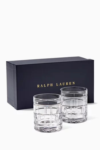 Hudson Double Old Fashioned Glasses, Set of 2