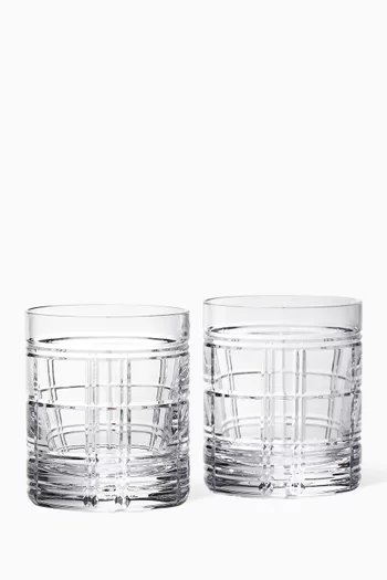 Hudson Double Old Fashioned Glasses, Set of 2