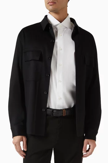 Foliage Reversible Belt in Leather