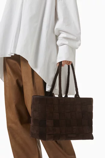 حقيبة يد كلارا كبيرة شمواه