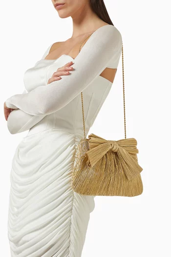 كلاتش رين صغير قماش لامع