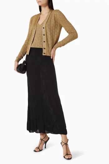 بلوزة فلاور بحياكة لوركس