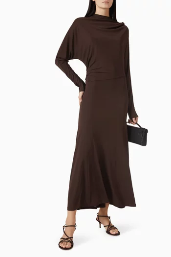 Draped Dress in Jersey