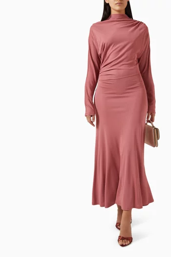 Draped Dress in Jersey