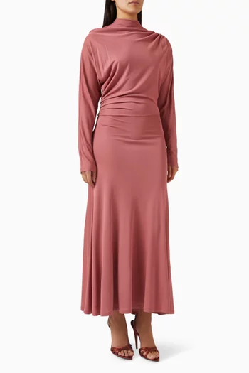 Draped Dress in Jersey