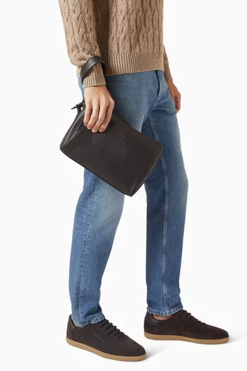 SECONDSKIN Pouch in Leather