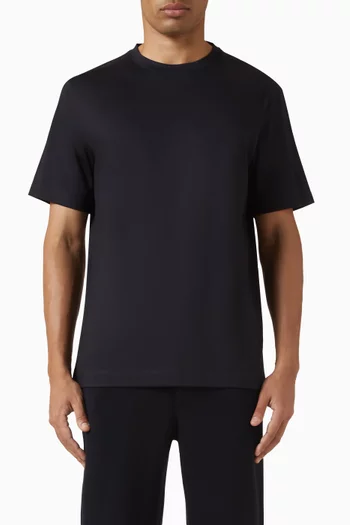 T-shirt in Piquet Cotton