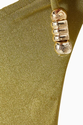 Jade String Bikini Briefs in Lycra