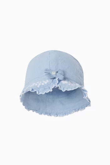 Scalloped Hem Bucket Hat