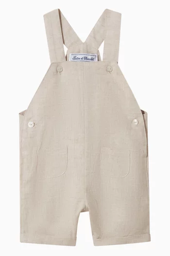 Dungarees in Linen