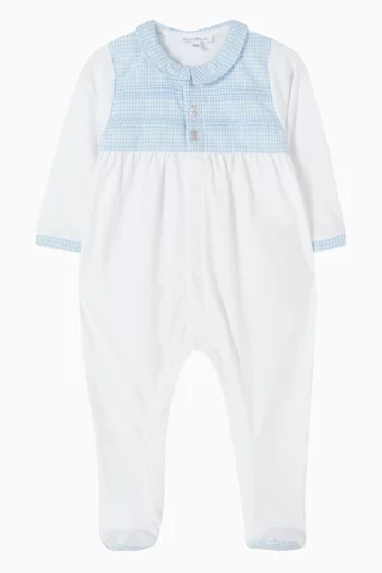 Two-Tone Gingham Pyjamas