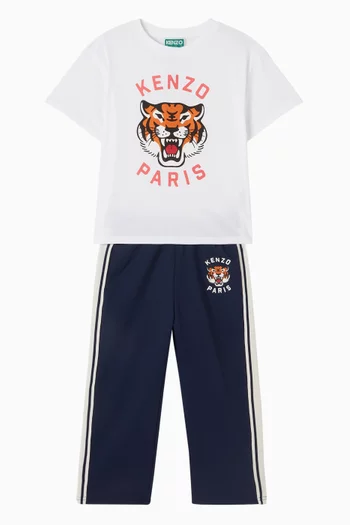 Tiger Logo T-shirt in Cotton