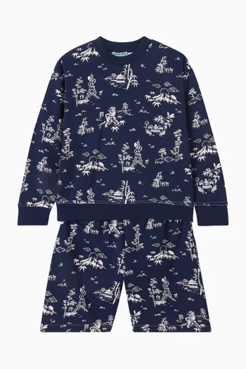 All Over Print Sweatshorts