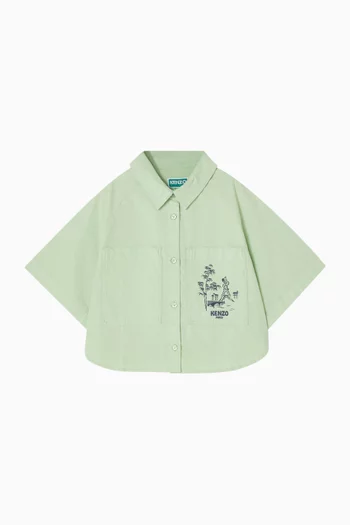 Relaxed Logo Shirt in Cotton