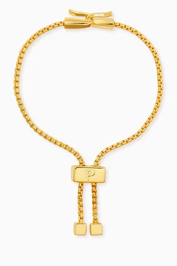 Single Charm Bracelet in 14K Gold Vermeil