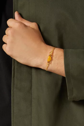 سوار قابل للتعديل مزين بحلية