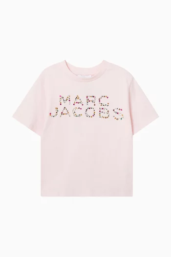 Crystal Logo T-shirt in Cotton