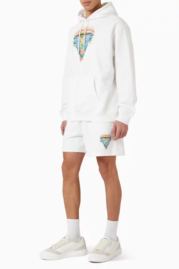 شورت رياضي بطبعة إنوسنس بتصميم مثلث صوف قطني