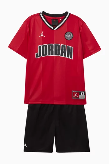 Sports Jersey & Technical Shorts Set